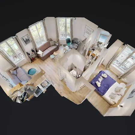 153 Suite Mylene - Superbe Appartement A Paris-3